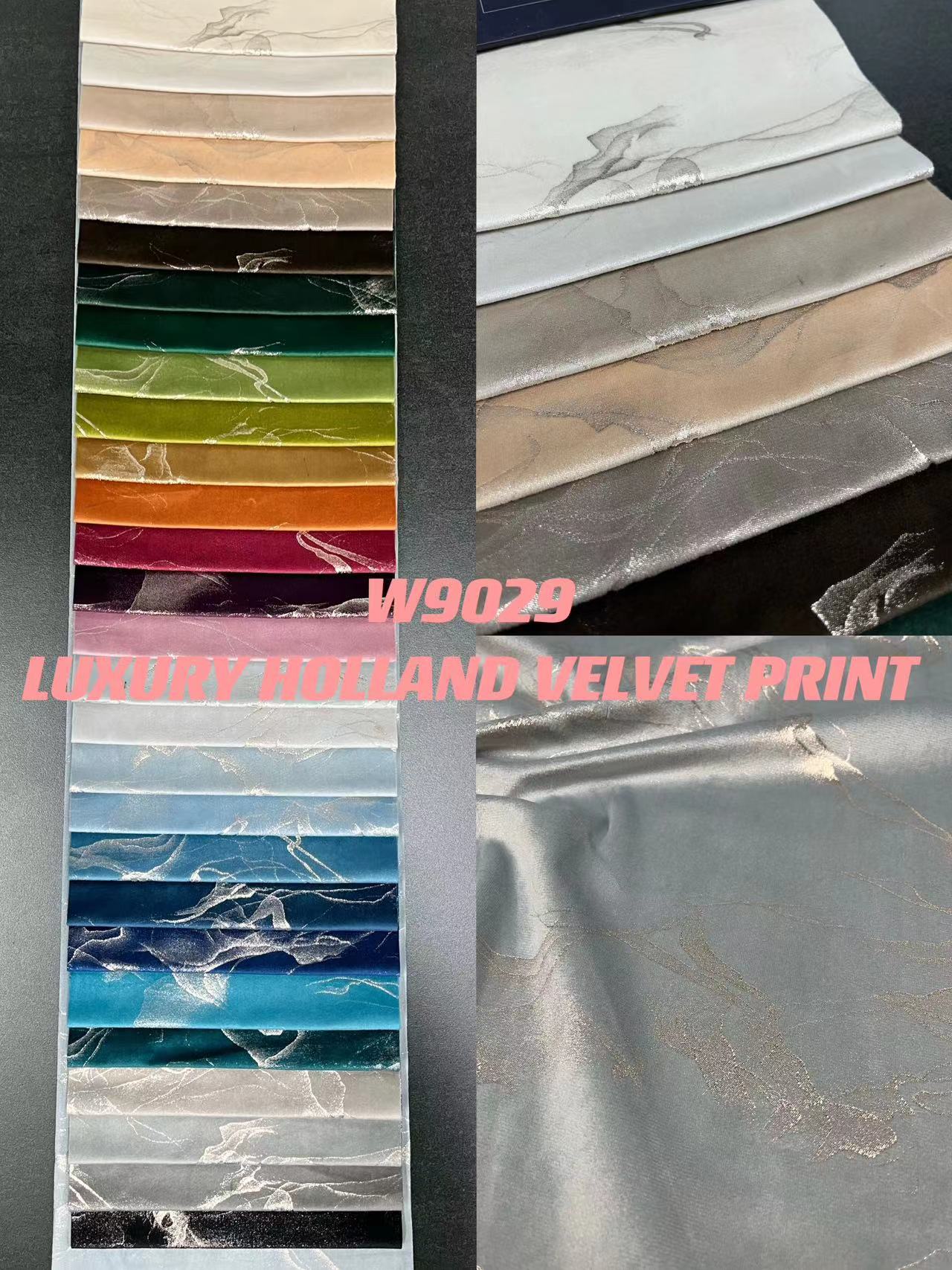 W9029 LUXURY HOLLAND VEVET PRINT